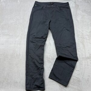 Quince Comfort Stretch Traveler 5-Pocket Pants Mens 35x34 Dark Charcoal LB106001